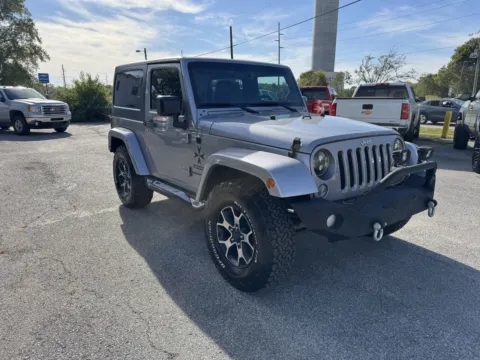 Silver 2015 JEEP WRANGLER SPORT for sale in Camby, IN