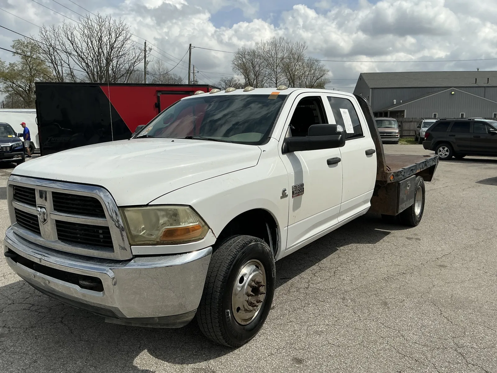 White 2012 DODGE RAM 3500 ST for sale in Camby, IN