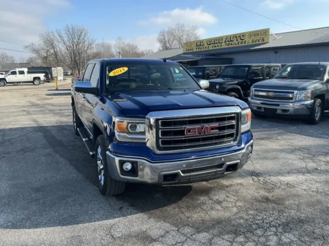 Blue 2014 GMC SIERRA 1500 SLT for sale in Camby, IN