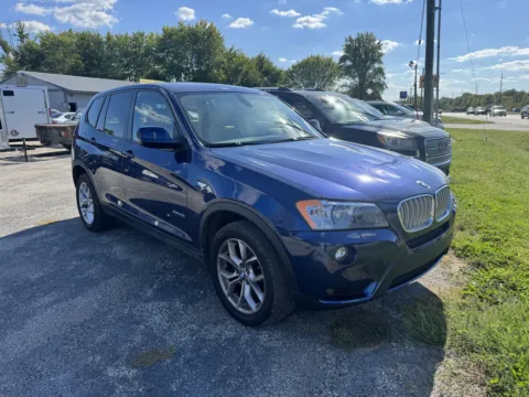 Blue 2011 BMW X3 XDRIVE35I for sale in Camby, IN
