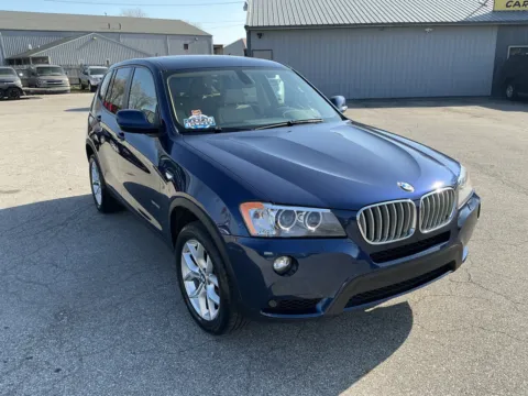 Blue 2011 BMW X3 XDRIVE35I for sale in Camby, IN