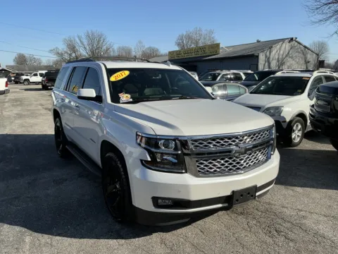 White 2017 CHEVROLET TAHOE 1500 LT for sale in Camby, IN