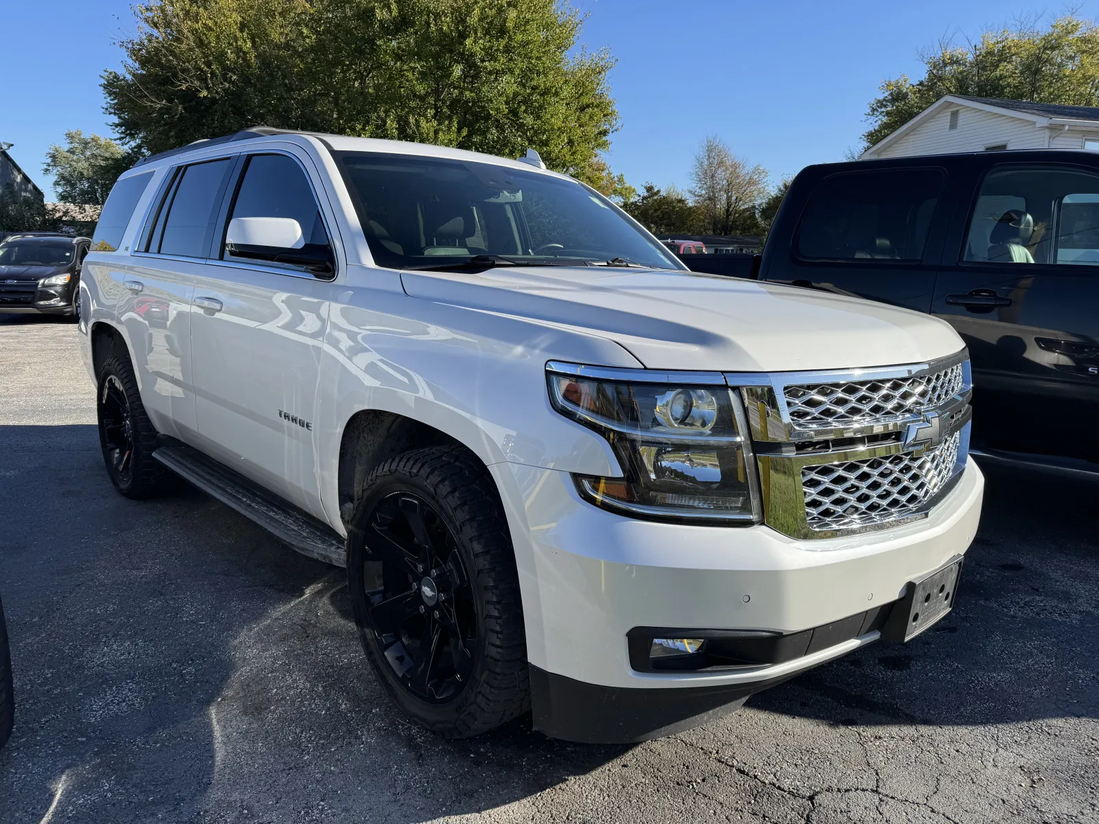 White 2017 CHEVROLET TAHOE 1500 LT for sale in Camby, IN