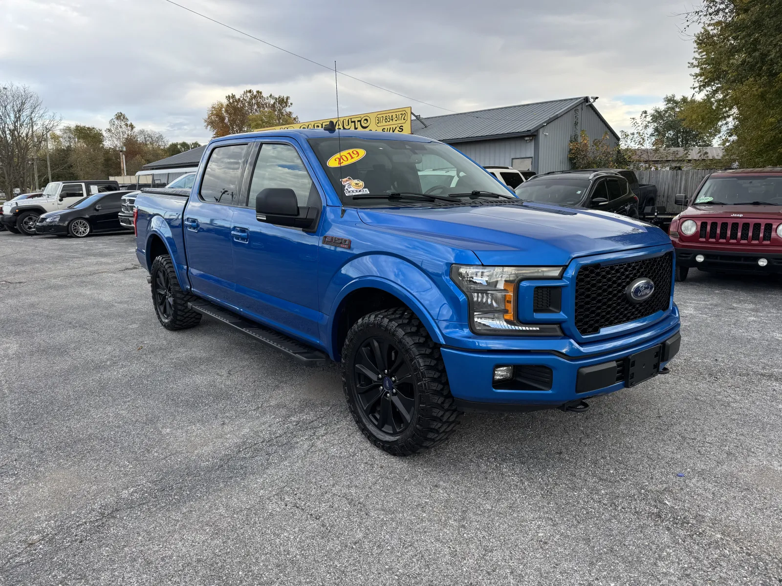 Blue 2019 FORD F-150 SUPERCREW for sale in Camby, IN