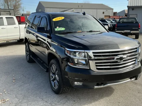 Black 2018 CHEVROLET TAHOE 1500 LT for sale in Camby, IN