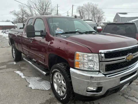 Red 2013 CHEVROLET SILVERADO 2500 HEAVY DUTY LT for sale in Camby, IN