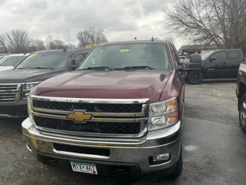 Red 2013 CHEVROLET SILVERADO 2500 HEAVY DUTY LT for sale in Camby, IN