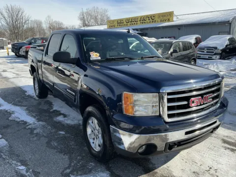 Blue 2012 GMC SIERRA 1500 SLE for sale in Camby, IN