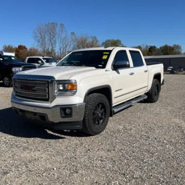 White 2014 GMC SIERRA 1500 SLT for sale in Camby, IN