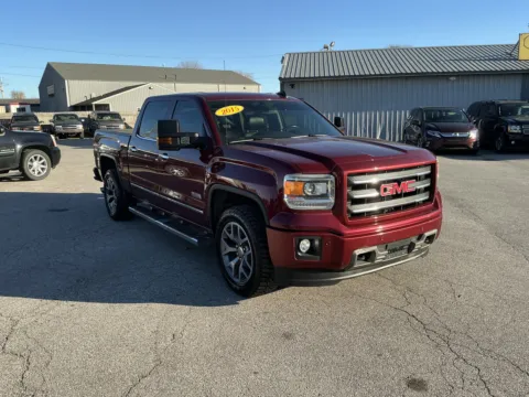 Red 2015 GMC SIERRA 1500 SLT for sale in Camby, IN