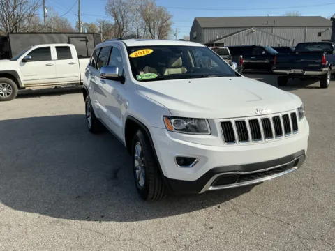 White 2015 JEEP GRAND CHEROKEE LIMITED for sale in Camby, IN