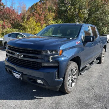 Blue 2021 CHEVROLET SILVERADO 1500 RST for sale in Camby, IN