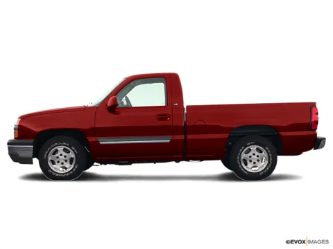 Red 2005 CHEVROLET SILVERADO 1500 for sale in Camby, IN