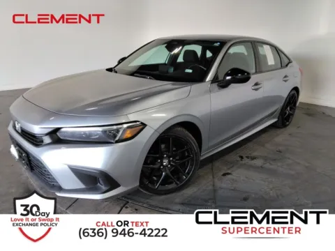 Silver 2022 Honda Civic Sport for sale in St. Charles, MO