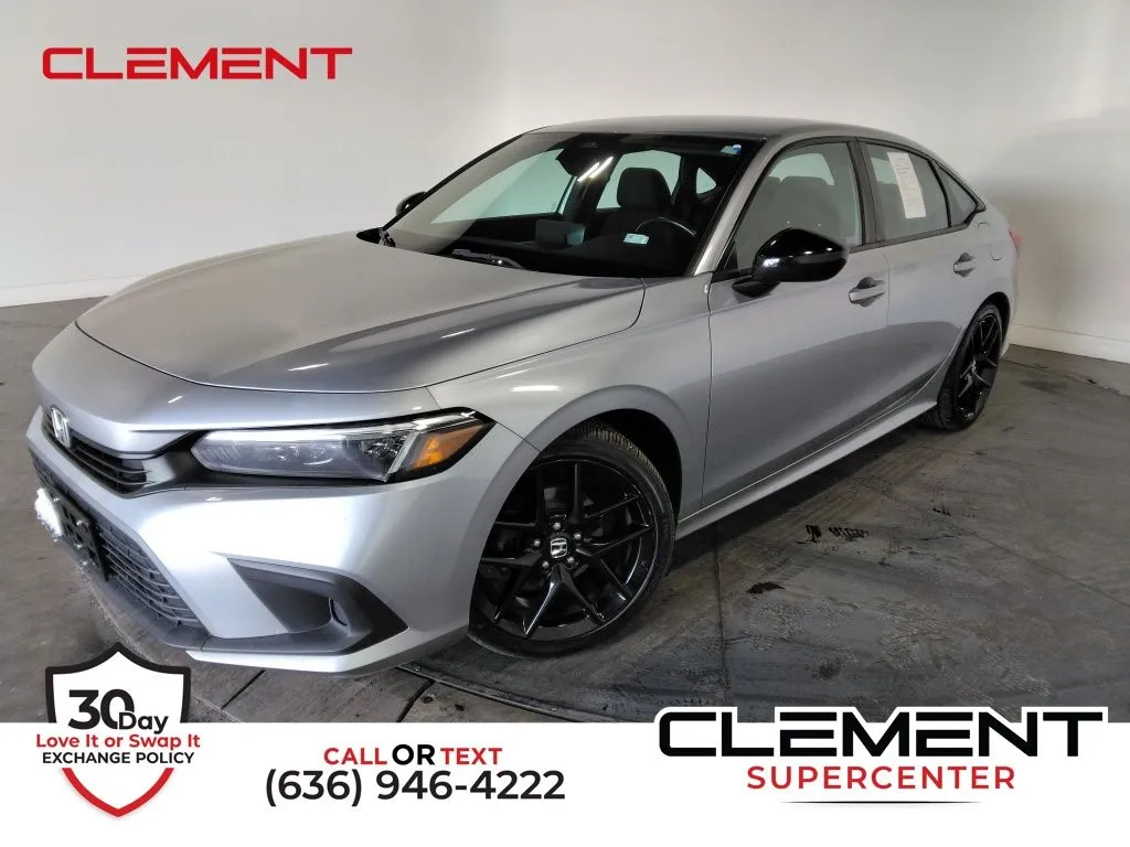 Silver 2022 Honda Civic Sport for sale in St. Charles, MO