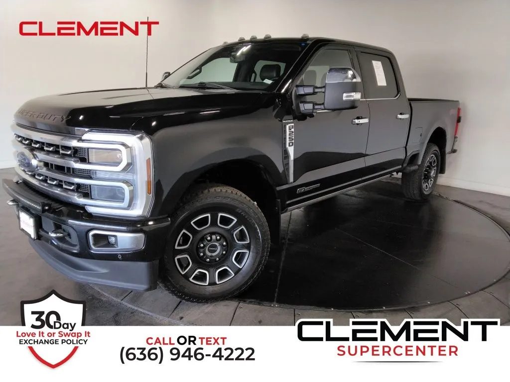 Black 2024 Ford F-250SD Platinum for sale in St. Charles, MO
