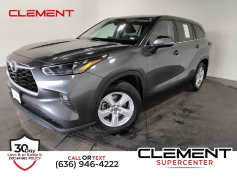 Gray 2024 Toyota Highlander LE for sale in St. Charles, MO