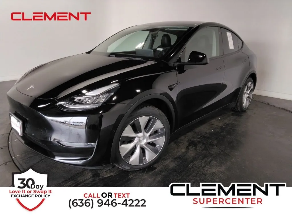 Black 2021 Tesla Model Y Long Range for sale in St. Charles, MO