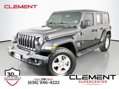 Gray 2018 Jeep Wrangler Unlimited Sport S for sale in St. Charles, MO