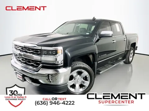 Black 2017 Chevrolet Silverado 1500 LTZ for sale in St. Charles, MO