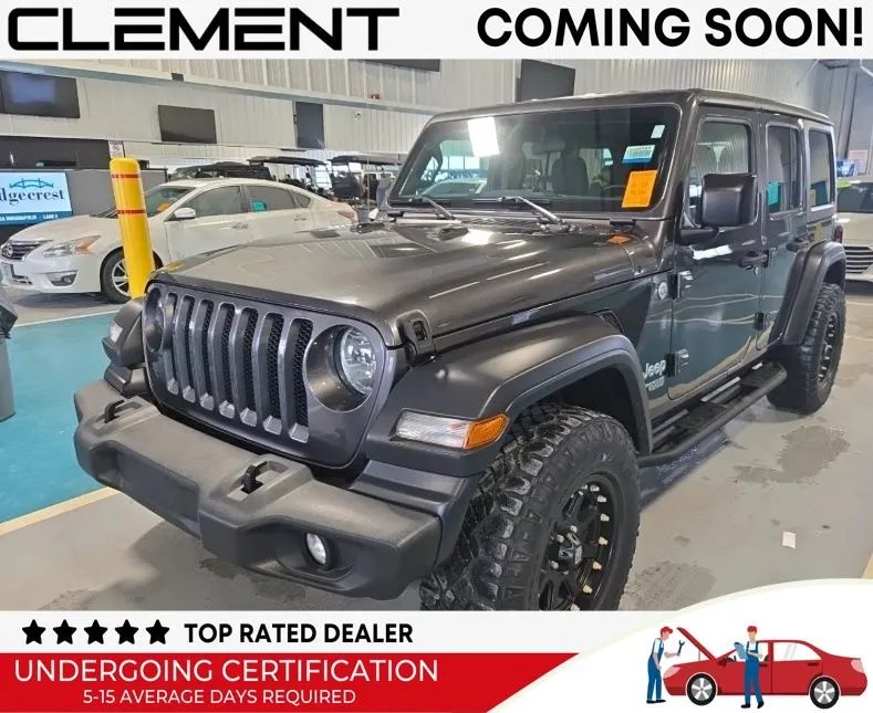 Gray 2018 Jeep Wrangler Unlimited Sport S for sale in St. Charles, MO