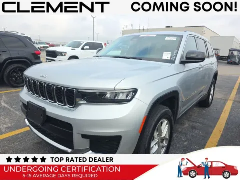 Silver 2023 Jeep Grand Cherokee L Laredo for sale in St. Charles, MO