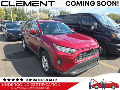 Red 2021 Toyota RAV4 XLE for sale in St. Charles, MO