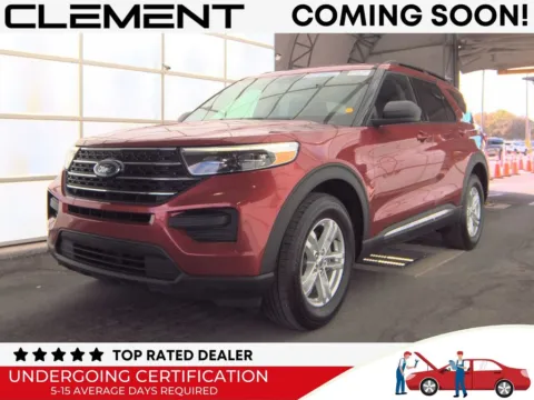 Red 2021 Ford Explorer XLT for sale in St. Charles, MO