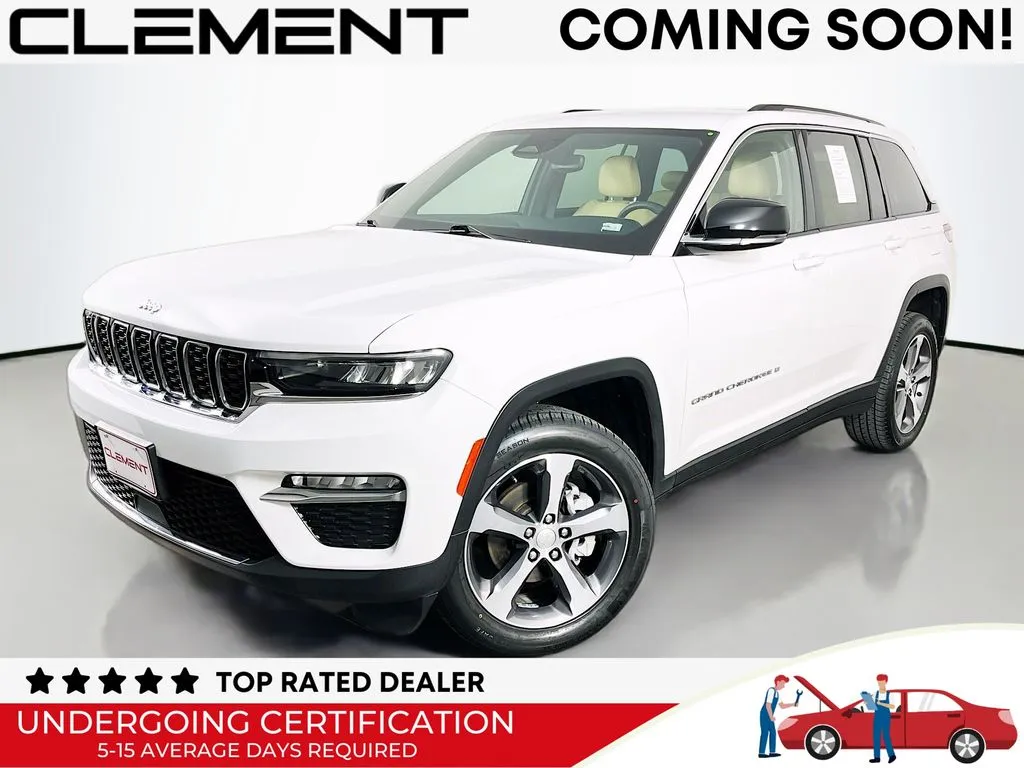 White 2023 Jeep Grand Cherokee Limited for sale in St. Charles, MO