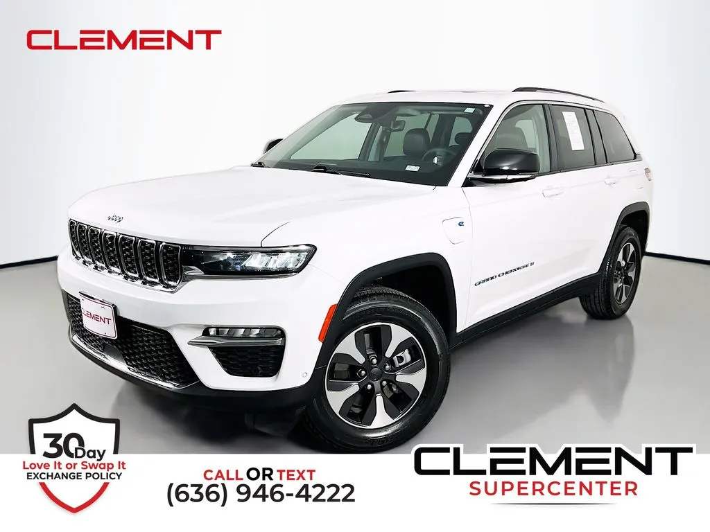 White 2022 Jeep Grand Cherokee 4xe for sale in St. Charles, MO