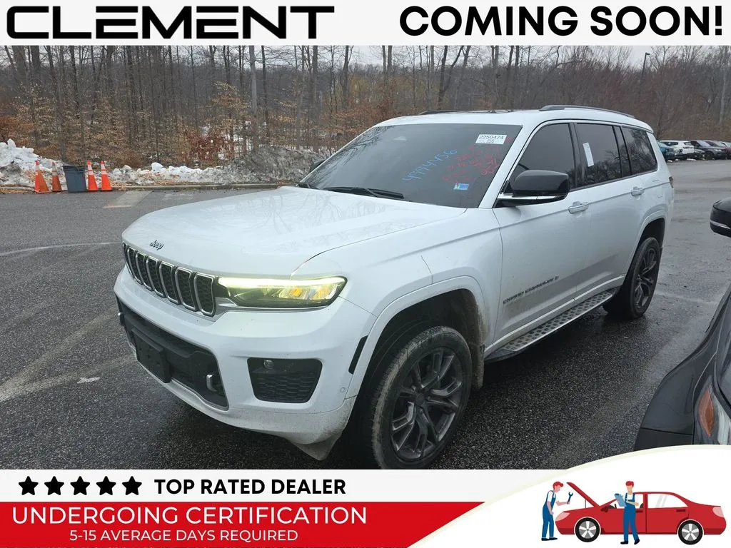 White 2023 Jeep Grand Cherokee L Overland for sale in St. Charles, MO