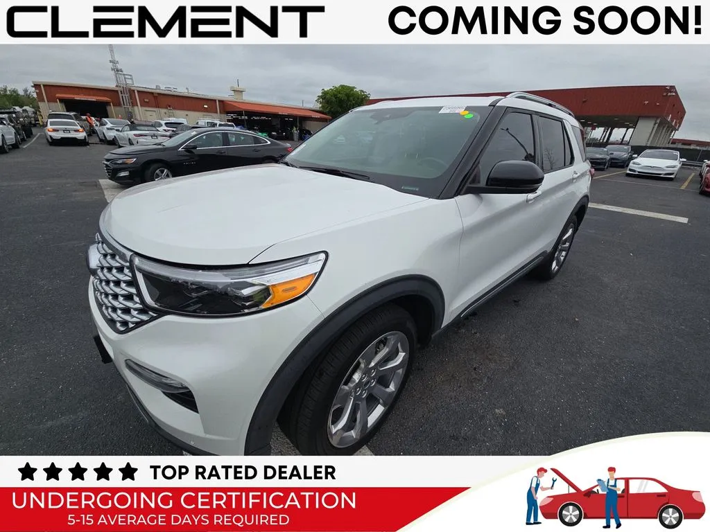 White 2020 Ford Explorer Platinum for sale in St. Charles, MO