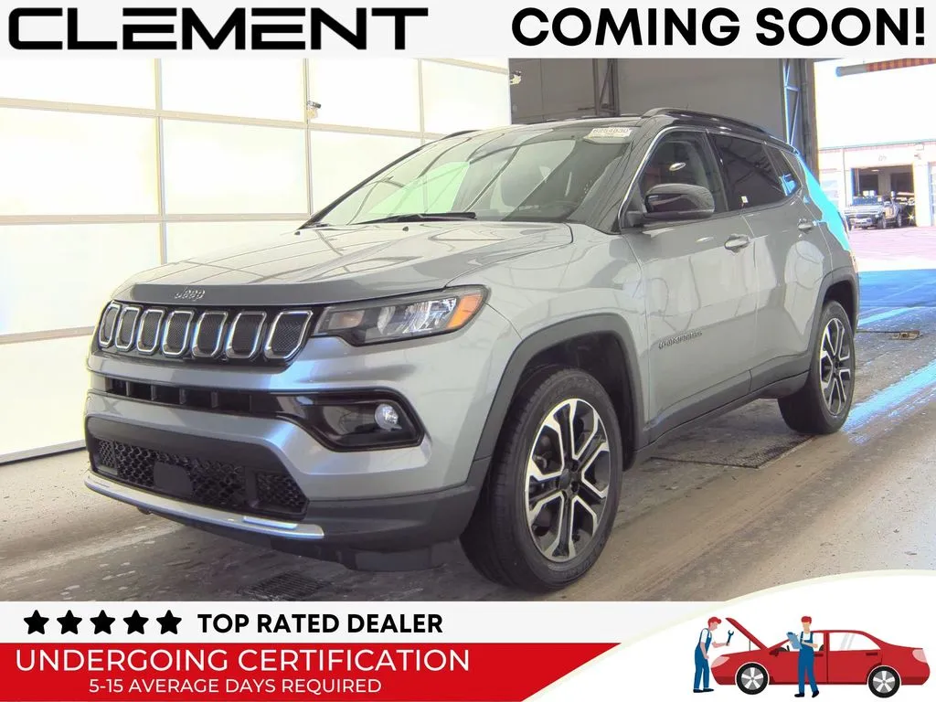 Silver 2022 Jeep Compass Limited for sale in St. Charles, MO