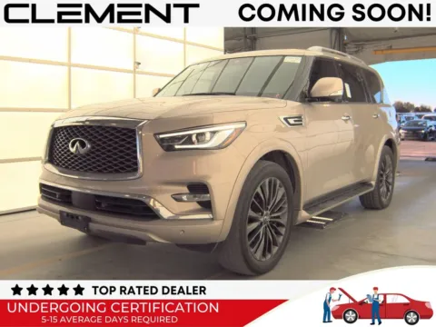 Silver 2022 INFINITI QX80 LUXE for sale in St. Charles, MO