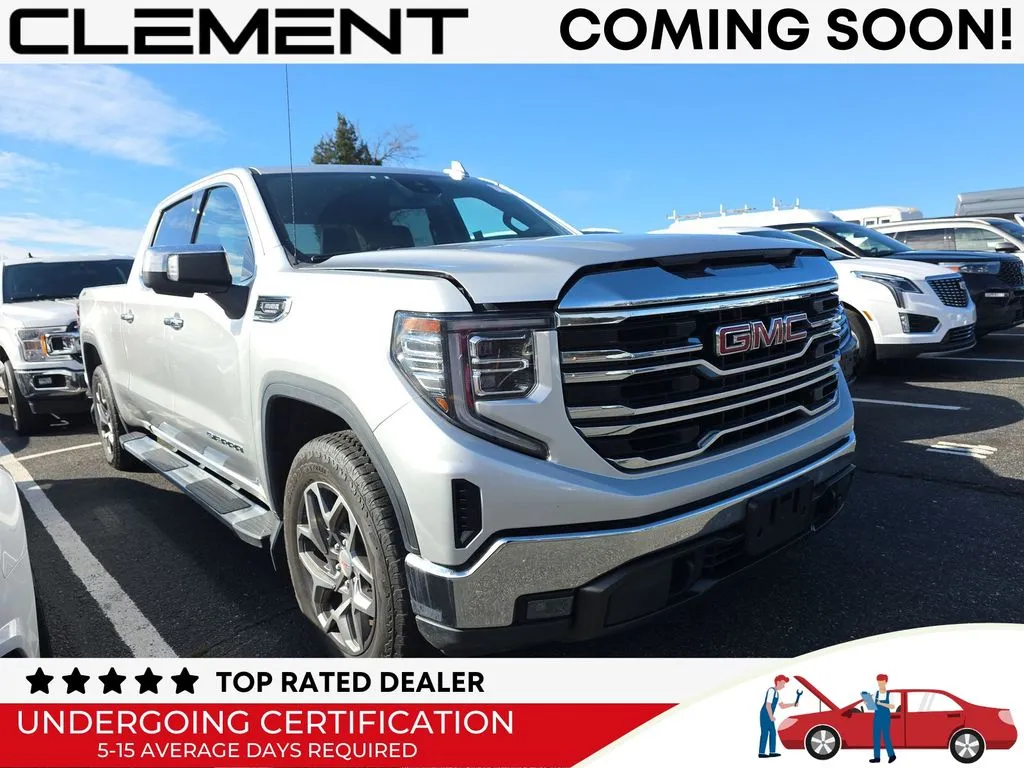 Silver 2022 GMC Sierra 1500 SLT for sale in St. Charles, MO