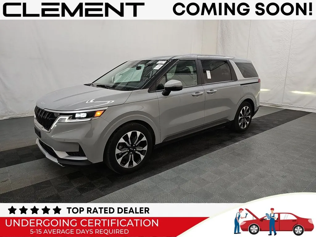 Silver 2024 Kia Carnival EX for sale in St. Charles, MO