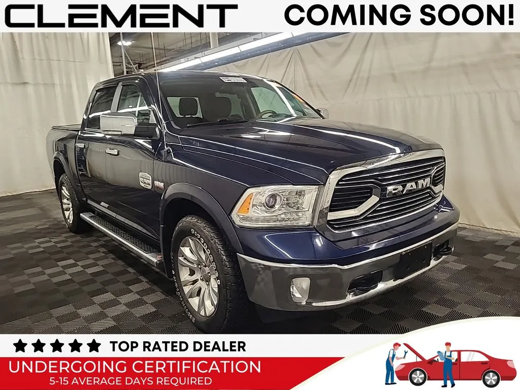 Blue 2018 Ram 1500 Laramie Longhorn for sale in St. Charles, MO