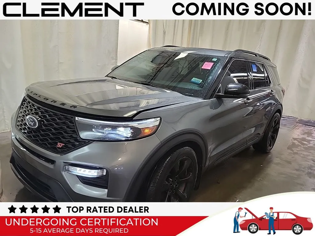 Gray 2023 Ford Explorer ST for sale in St. Charles, MO