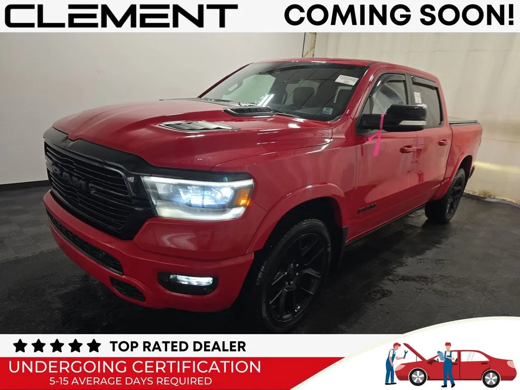 Red 2021 Ram 1500 Laramie for sale in St. Charles, MO