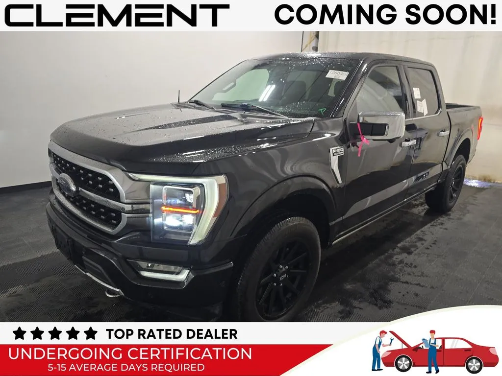 Black 2021 Ford F-150 Platinum for sale in St. Charles, MO