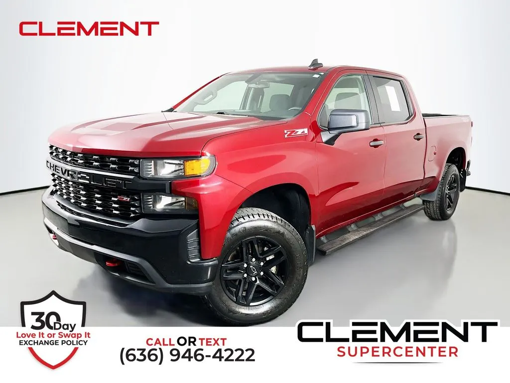 Red 2022 Chevrolet Silverado 1500 LTD Custom Trail Boss for sale in St. Charles, MO