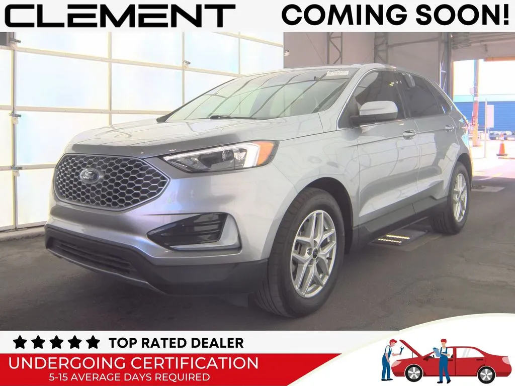 Silver 2024 Ford Edge SEL for sale in St. Charles, MO