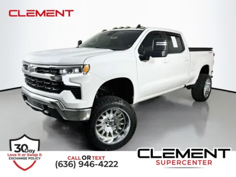 White 2022 Chevrolet Silverado 1500 LT for sale in St. Charles, MO
