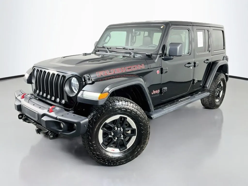 Black 2021 Jeep Wrangler Unlimited Rubicon for sale in St. Charles, MO