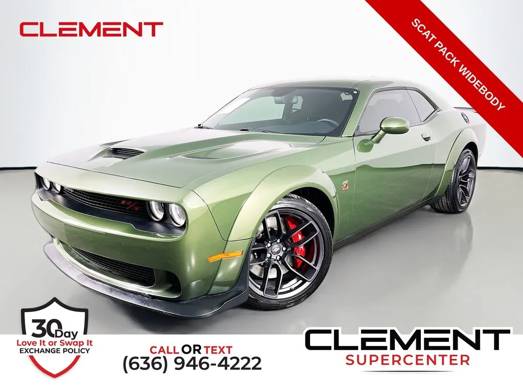Green 2022 Dodge Challenger R/T Scat Pack Widebody for sale in St. Charles, MO