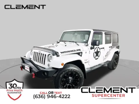 White 2017 Jeep Wrangler Unlimited Sahara for sale in St. Charles, MO