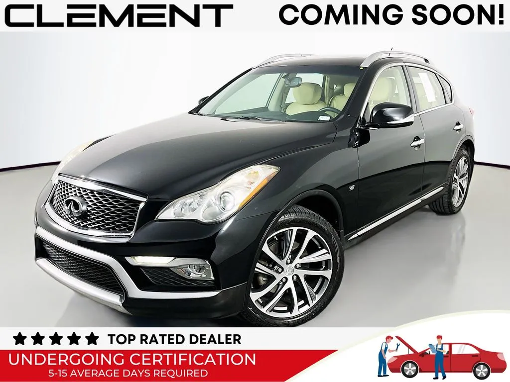 Black 2017 INFINITI QX50 for sale in St. Charles, MO