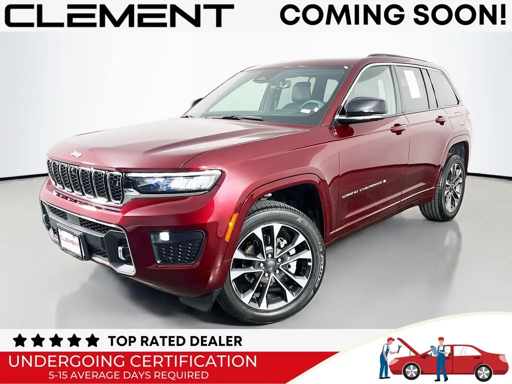 Red 2025 Jeep Grand Cherokee Overland for sale in St. Charles, MO
