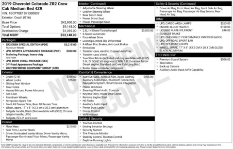 Photos of 2019 Chevrolet Colorado ZR2 for sale in St. Charles, MO at Clement Supercenter