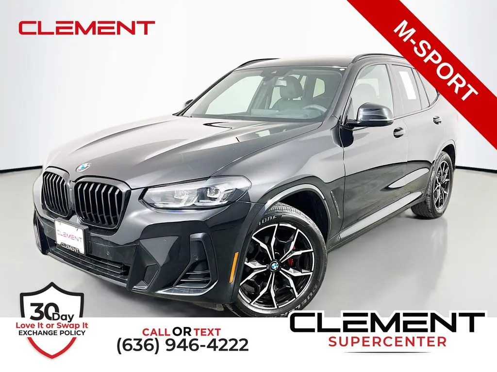 Black 2024 BMW X3 xDrive30i for sale in St. Charles, MO
